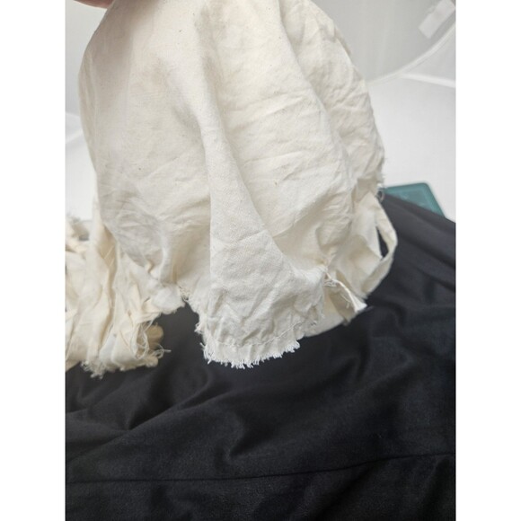 Vintage FUN WORLD DIV RIP Skull Skeleton Mask Long White Hair Halloween - Picture 7 of 10